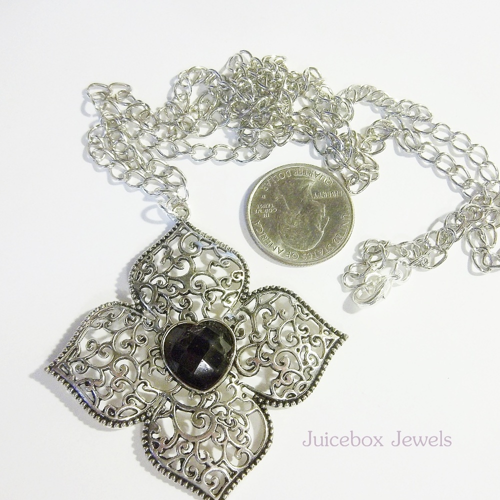 2 - 1/-2 inch Pendant,32 inch Long Necklace #V504